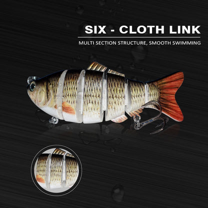 #6 Basic 6 Segment Jointed Hard Bait